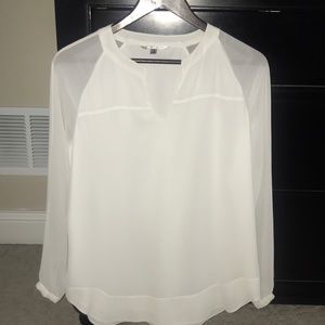 Cabi White Blouse size S